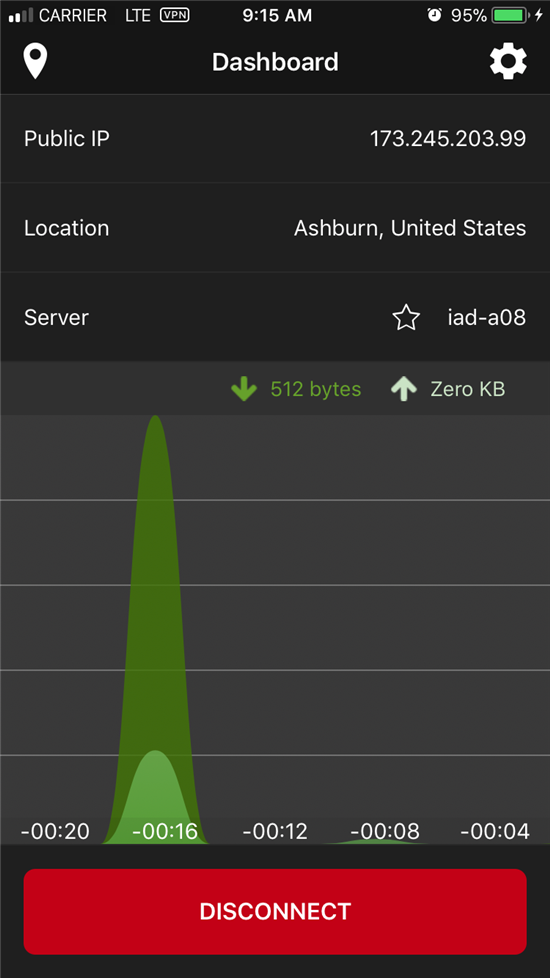 ipvanish unable to connect to the vpn server.