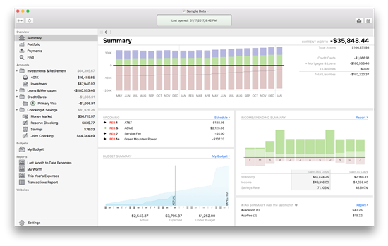 quicken for mac overview