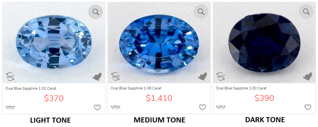 black sapphire price per carat